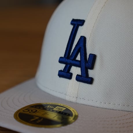 NEWERA・ニューエラ　LP 59FIFTY White Pack ロサンゼルス・ドジャース クローム ストーンバイザー