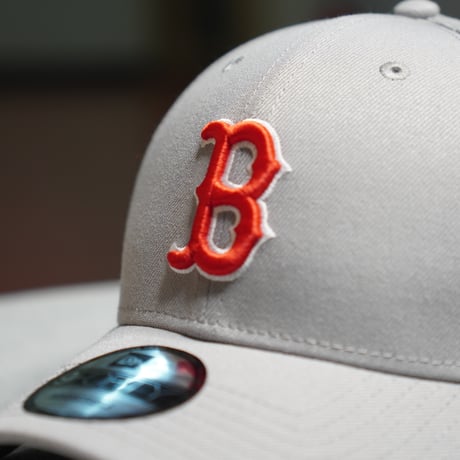 NEW ERA・ニューエラ　9FORTY MLB Woven Label ボストン・レッドソックス グレー