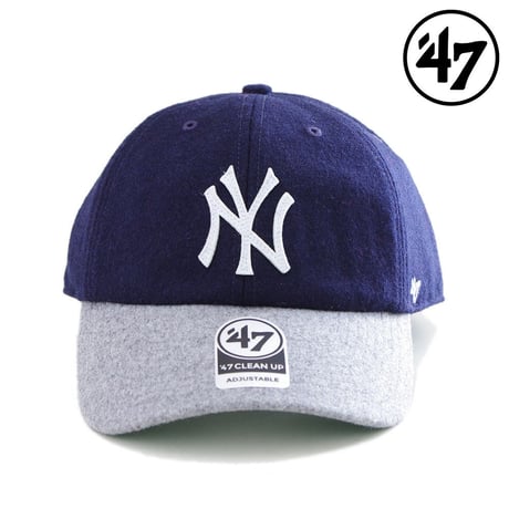 Vintage/DeadStock　’47[フォーティーセブン]　Yankees Droper Two Tone　CLEAN UP Navy