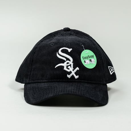 NEW ERA・ニューエラ　9TWENTY MLB Corduroy コーデュロイ シカゴ・ホワイトソックス（ブラック）
