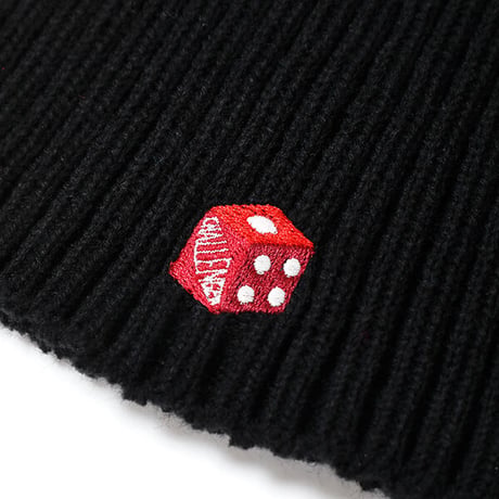 チャレンジャー CHALLENGER　DICE KNIT CAP RED