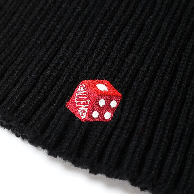 チャレンジャー CHALLENGER DICE KNIT CAP RED | daze & easy