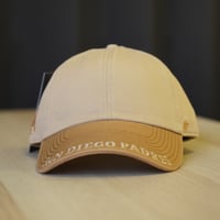 47BRAND フォーティーセブン キャップ 47 クリーンナップ サンディエゴ・パドレス YUKARI HAYASHI Visor Logo カーキ / キャメル