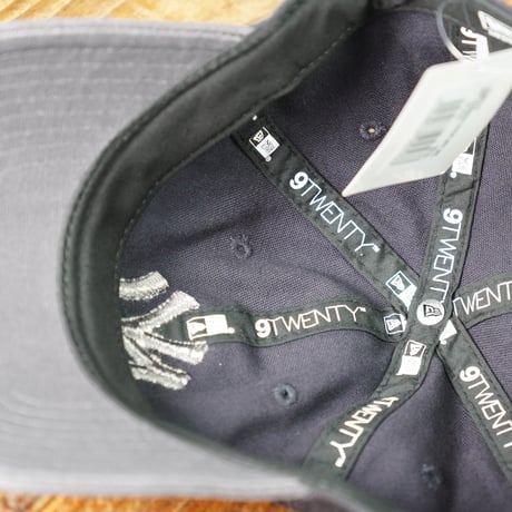 NEW ERA・ニューエラ　9TWENTY Washed Duck ニューヨーク・ヤンキース ネイビー グラファイトバイザー