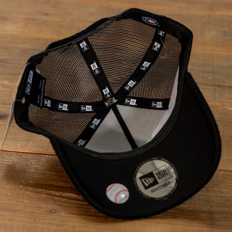NEWERA・ニューエラ　9FORTY A-Frame トラッカー パイル ニューヨーク・ヤンキース（ブラック）