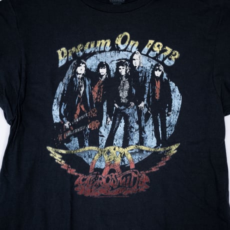 AMERICAN CLASSICS・アメリカンクラシックス　「AERO SMITH」Tシャツ（SMOKE・Mサイズ）