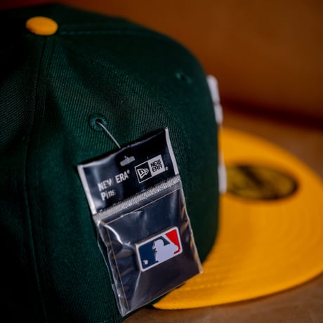 NEWERA・ニューエラ　 59FIFTY MLB Pins オークランド・アスレチックス（ダークグリーン）