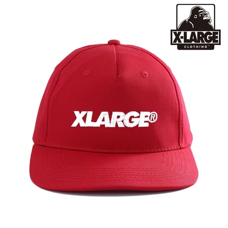 エクストララージ XLARGE　STANDARD LOGO 5PANEL TRUCKER CAP（RED）