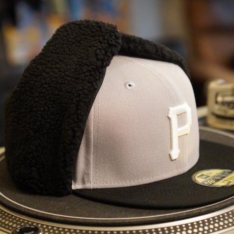 NEW ERA・ニューエラ　   59FIFTY Dog Ear ドッグイヤー ピッツバーグ・パイレーツ グレー ブラックバイザー