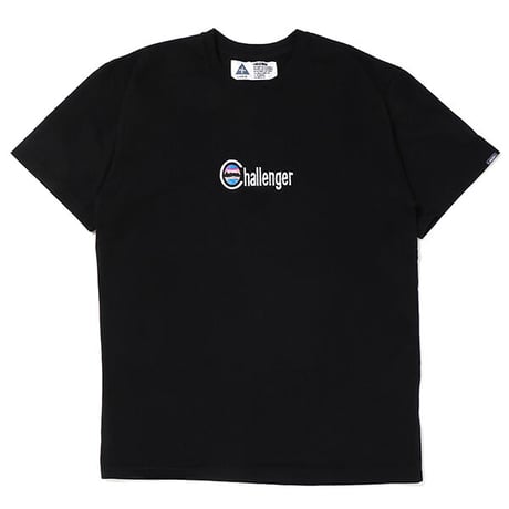 チャレンジャー CHALLENGER SUNSET EMBROIDERED TEE BLACK