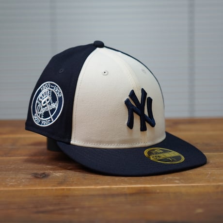 NEWERA・ニューエラ　LP 59FIFTY MLB 2-Tone ニューヨーク・ヤンキース クロームホワイト/ネイビー
