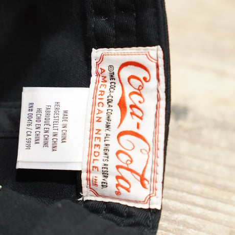 AMERICAN NEEDLE アメリカンニードル Coca-Cola コカコーラ CAP キャップ　ブラック