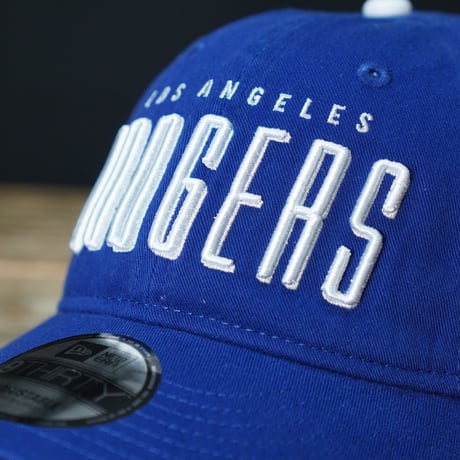NEWERA・ニューエラ 9THIRTY レザーストラップ League Buckle ロサンゼルス・ドジャース ダークロイヤル  14667920