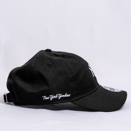 NEW ERA・ニューエラ　 9TWENTY MLB Side Logo ニューヨーク・ヤンキース ミニロゴ（ブラック）