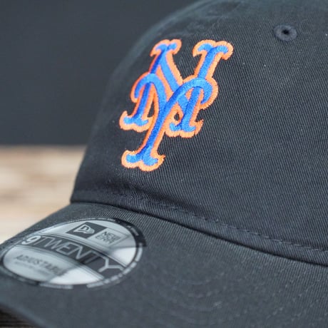 NEW ERA・ニューエラ　 9TWENTY MLB Side Patch ニューヨーク・メッツ ブラック