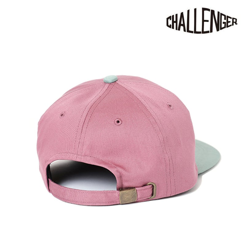 CHALLENGER PRINTED CAP BURGUNDY チェッカーネイバーフッド