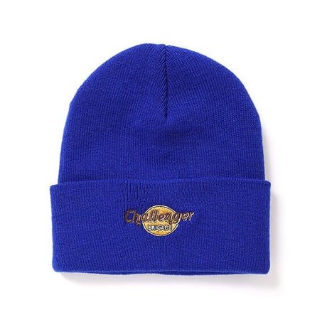 チャレンジャー CHALLENGER　MUD LOGO KNIT CAP（BLACK）