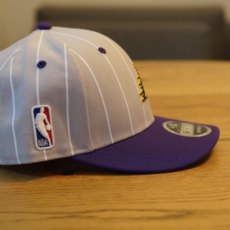 NEWERA・ニューエラ　LP 9FIFTY NBA 2-Tone ロサンゼルス・レイカーズ ストーン トゥルーパープルバイザー