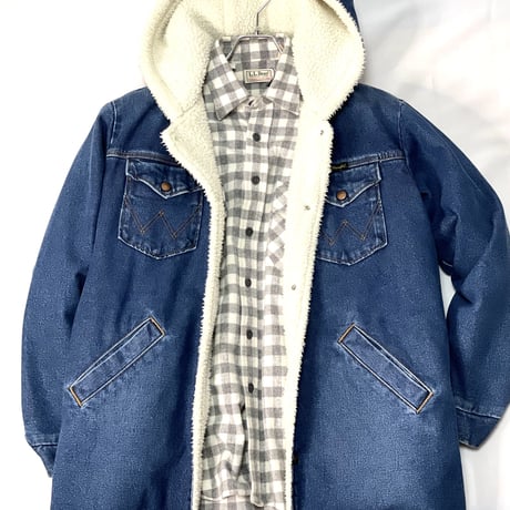 極厚フランネルシャツ　【LL Bean】 made in USA（USED）