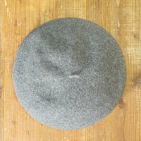 HUNTISM ハンティズム Beret / Grey ウール素材ベレー帽 htm233014 グレー