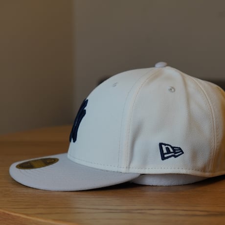 NEWERA・ニューエラ　LP 59FIFTY White Pack ニューヨーク・ヤンキース クローム ストーンバイザー