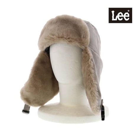 Lee TRAPPER HAT FAKE SUEDE GRAY