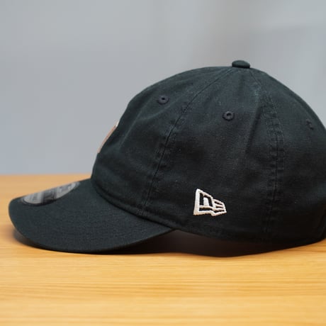 NEW ERA・ニューエラ 9THIRTY フラッグロゴ ウーブンパッチ Washed Duck ブラック