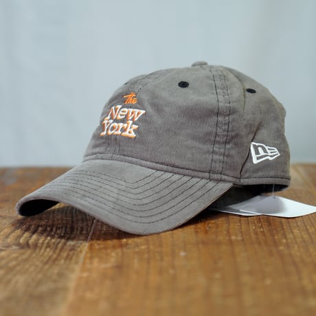 NEW ERA・ニューエラ　9TWENTY The New York マイクロコーデュロイ ダークグレー 14699398