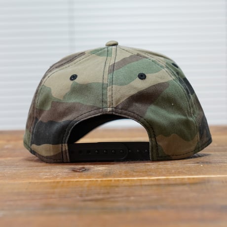 NEWERA・ニューエラ　9FORTY A-Frame Super Heavy Wash Racer Logo ウッドランドカモ