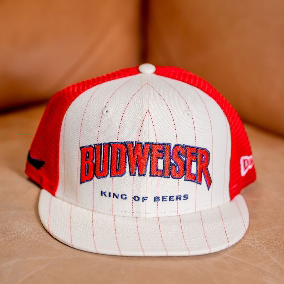 Budweiser New Era トラッカーキャップ アジャスタブル NEW ERA/ニューエラ キャップ 9FORTY A-Frame トラッカー