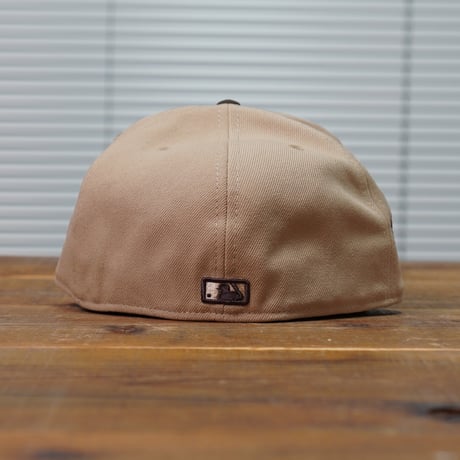 NEWERA・ニューエラ　59FIFTY Iced Latte ロサンゼルス・ドジャース キャメル カーキバイザー