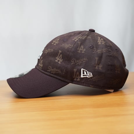 NEW ERA・ニューエラ 9TWENTY MLB Jacquard ロサンゼルス・ドジャース ブラウン