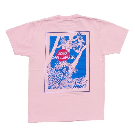 チャレンジャー CHALLENGER　HOSOI×CHALLENGER TEE PINK