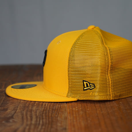 NEW ERA・ニューエラ　59FIFTY トラッカー Beautiful Beach ピッツバーグ・パイレーツ Aゴールド