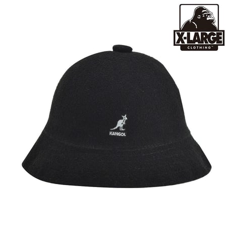 エクストララージ XLARGE x KANGOL BERMUDA HAT BLACK