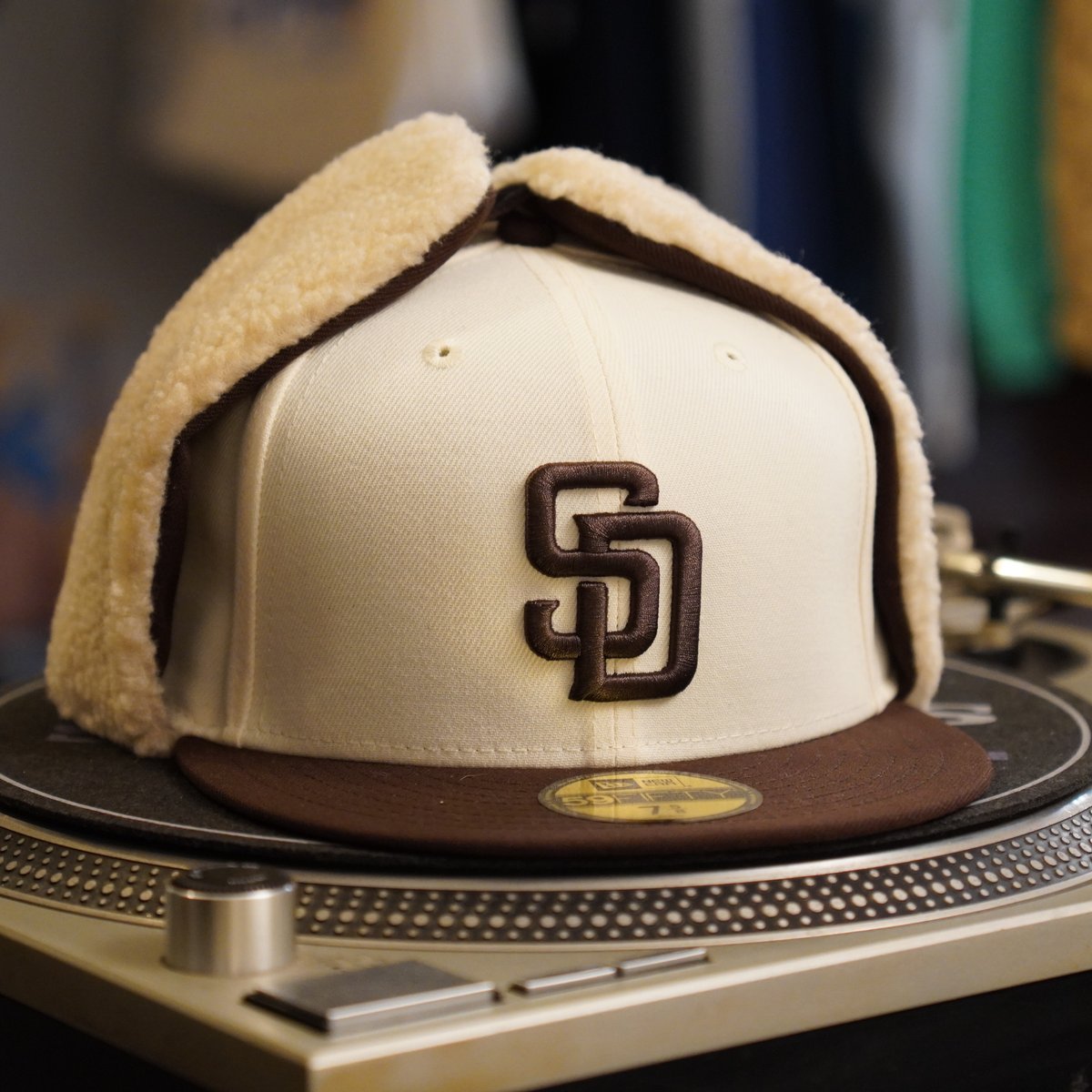 59FIFTY Dog Ear サンディエゴ・パドレス バーントウッド NEW ERA 59FIFTY Dog Ear ドッグイヤー サンディエゴ・パドレス