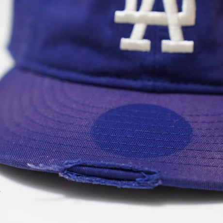 NEW ERA・ニューエラ 9THIRTY powered by GORO (min-nano) ロサンゼルス・ドジャース ダメージ/パッカブルバイザー/モンレーウォッシュ ダークロイヤル