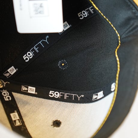 NEWERA・ニューエラ 59FIFTY Powered by GORO NAKATSUGAWA（min-nano）ロサンゼルス・ドジャース ブラック ライトロイヤルバイザー  14346957