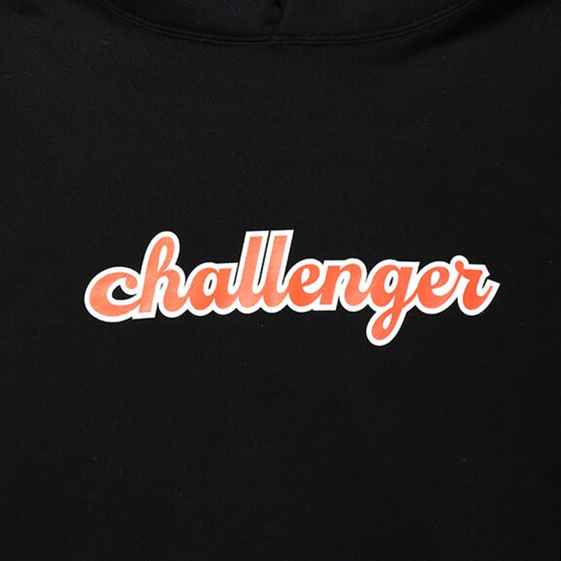 チャレンジャー CHALLENGER 90'S LOGO HOODIE（BLACK） | da