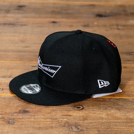 NEW ERA・ニューエラ　9FIFTY Budweiser バドワイザー ボウタイロゴ（ブラック）M/L