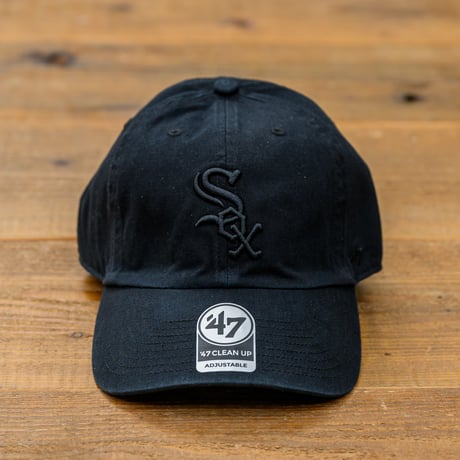 47BRAND フォーティーセブン ホワイトソックス キャップ トナル ’47 ブラック WHITE SOX TONAL ’47 CLEAN UP BLACK B-RGW06GWSNL-BK8
