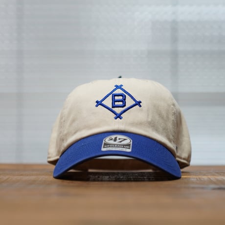 ブルックリン・ドジャース　Double Header Diamond '47 CLEAN UP　[フォーティーセブン]  ナチュラル・ロイヤル