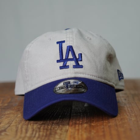 NEW ERA・ニューエラ　9TWENTY Washed Duck ロサンゼルス・ドジャース グレー ダークロイヤルバイザー