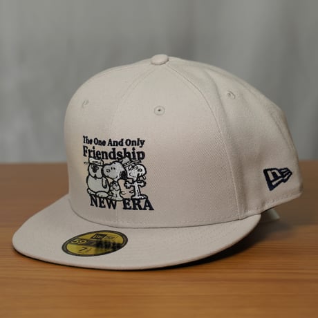 NEWERA・ニューエラ 59FIFTY PEANUTS ピーナッツ FRIENDSHIP ストーン 14682621