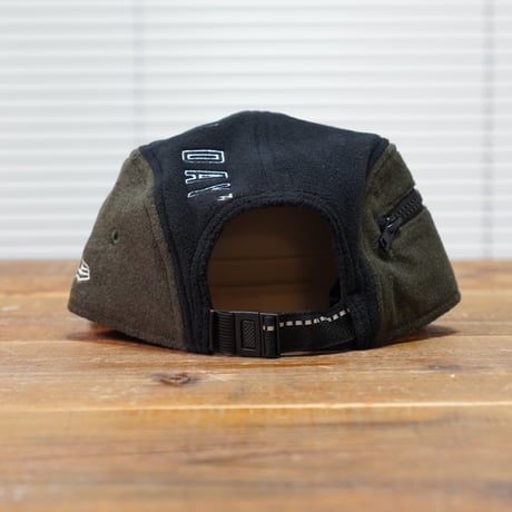 NEWERA・ニューエラ　ジェットキャップ Angler Collection POLARTEC 200 GOOD DAY ブラック/オリーブ【ニューエラアウトドア】