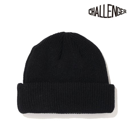 チャレンジャー CHALLENGER LOGO PATCH KNIT CAP BLUE