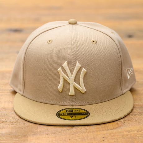 NEW ERA・ニューエラ　  59FIFTY Seaside ニューヨーク・ヤンキース キャメル スカイブルーアンダーバイザー