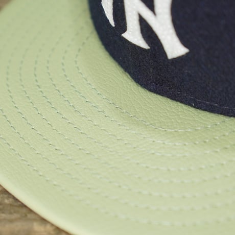 NEW ERA・ニューエラ　59FIFTY Powered by GORO NAKATSUGAWA（MIN-NANO） ニューヨーク・ヤンキース ネイビー ライトグリーンバイザー  14703383