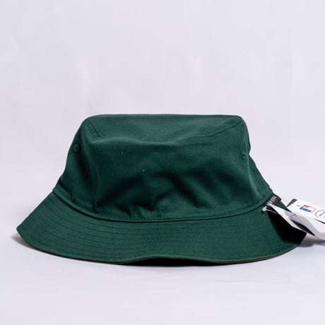 NEW ERA・ニューエラ　バケット01 MLB Reversible Hat リバーシブル オークランド・アスレチックス（ダークグリーン/ウォルナット）（M/Lサイズ）