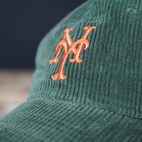 NEW ERA・ニューエラ　9TWENTY Corduroy コーデュロイ ニューヨーク・メッツ グリーン 14668030